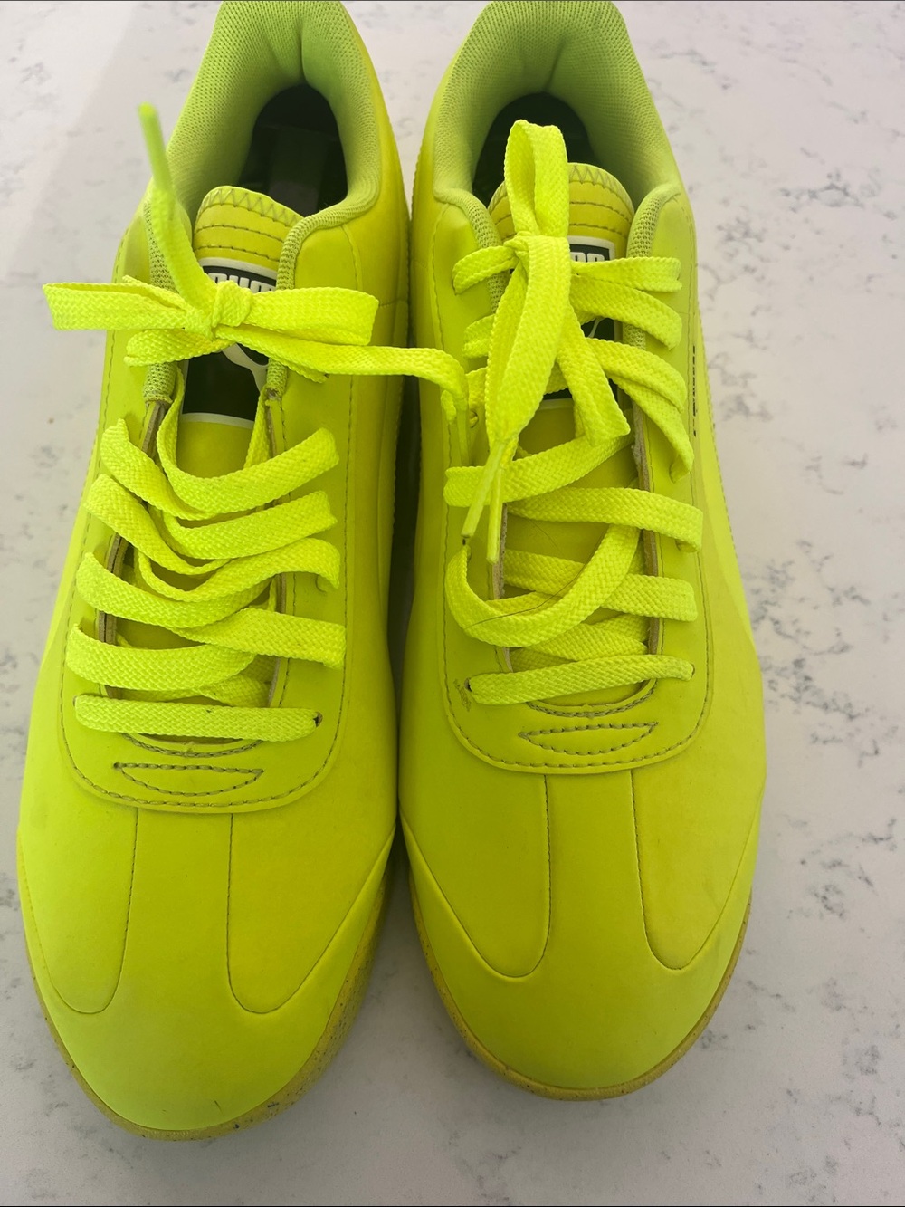Puma Men's Neon Yellow Low-Top Sneakers